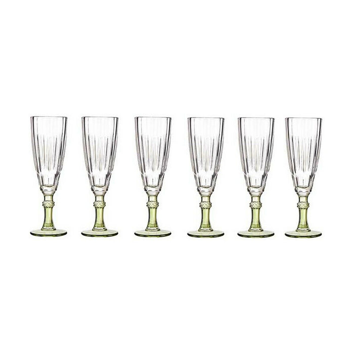 Champagne glass Exotic Crystal Green 170 ml