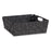 Basket 23 x 8 x 27 cm Black 3 L