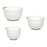 Measuring Bowl Grey 2,5 L 2 L 1,5 L polypropylene TPE (3 pcs)
