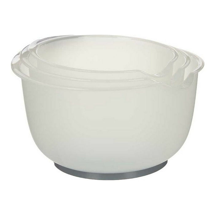 Measuring Bowl Grey 2,5 L 2 L 1,5 L polypropylene TPE (3 pcs)