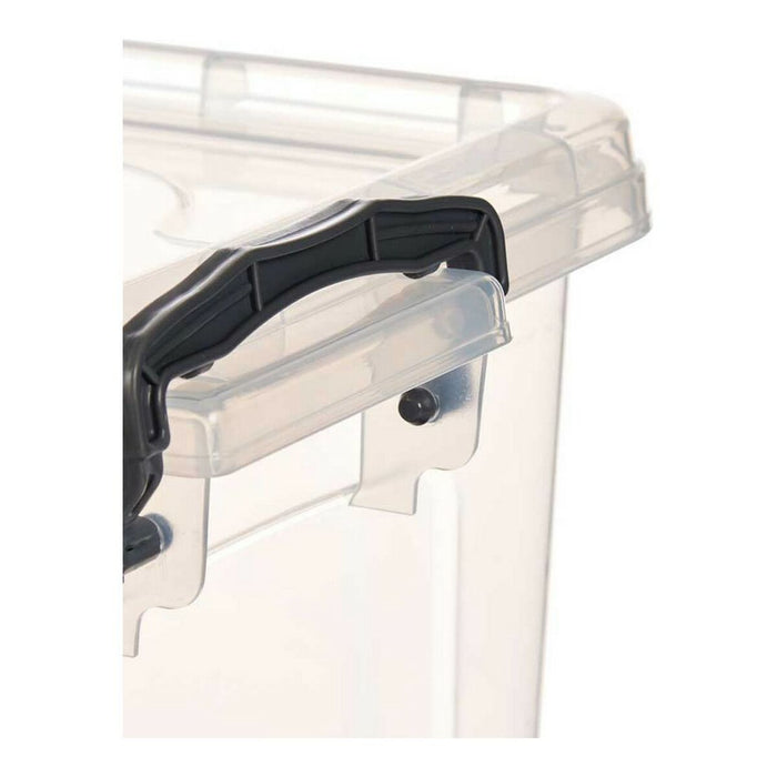 Storage Box with Lid Transparent Plastic 22 L (Refurbished A)