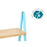 Bathroom Shelves Blue Natural Bamboo Pine 40,3 x 81,5 x 30 cm