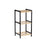 Bathroom Shelves 35 x 30 x 70 cm Black Natural Bamboo Pine