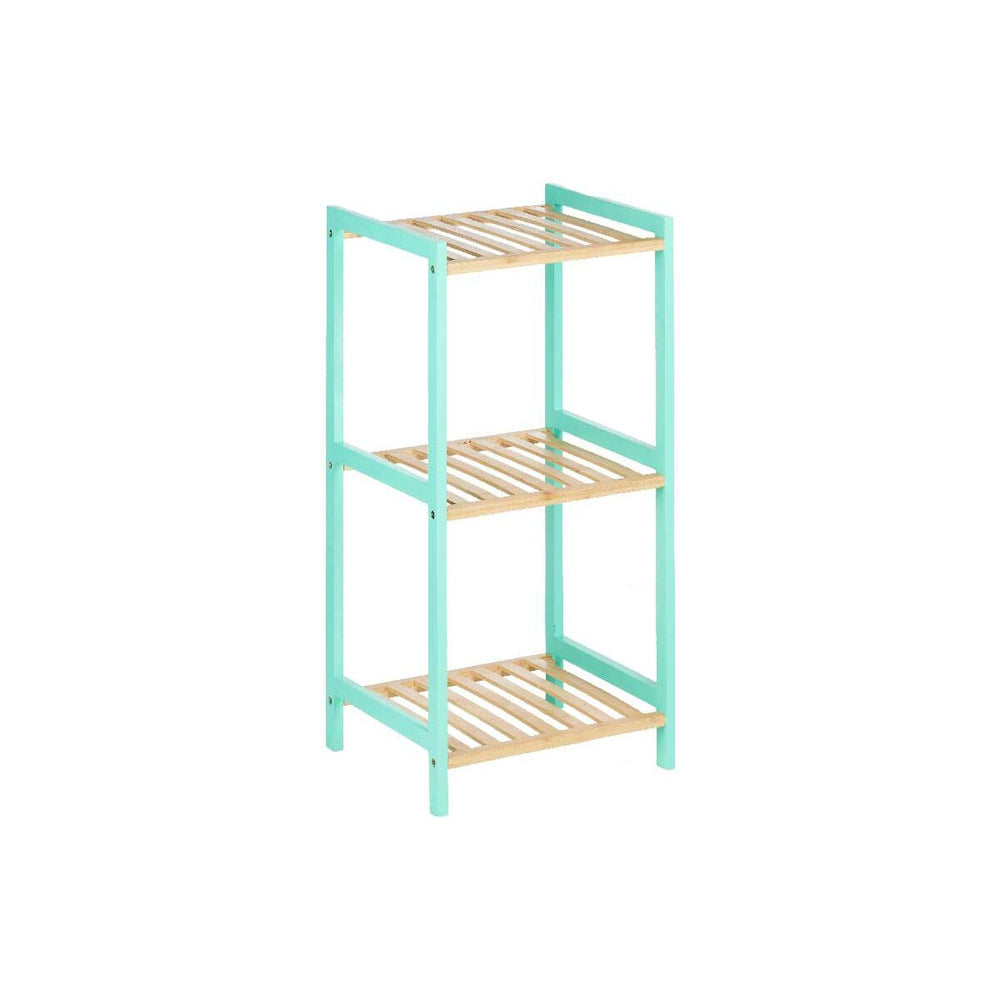 Bathroom Shelves 35 x 30 x 70 cm Natural Mint Bamboo Pine