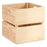 Storage Box Pine Natural brown (30 x 30 x 30 cm)