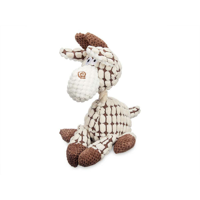 Dog toy Giraffe White Brown 13 x 20 x 17 cm