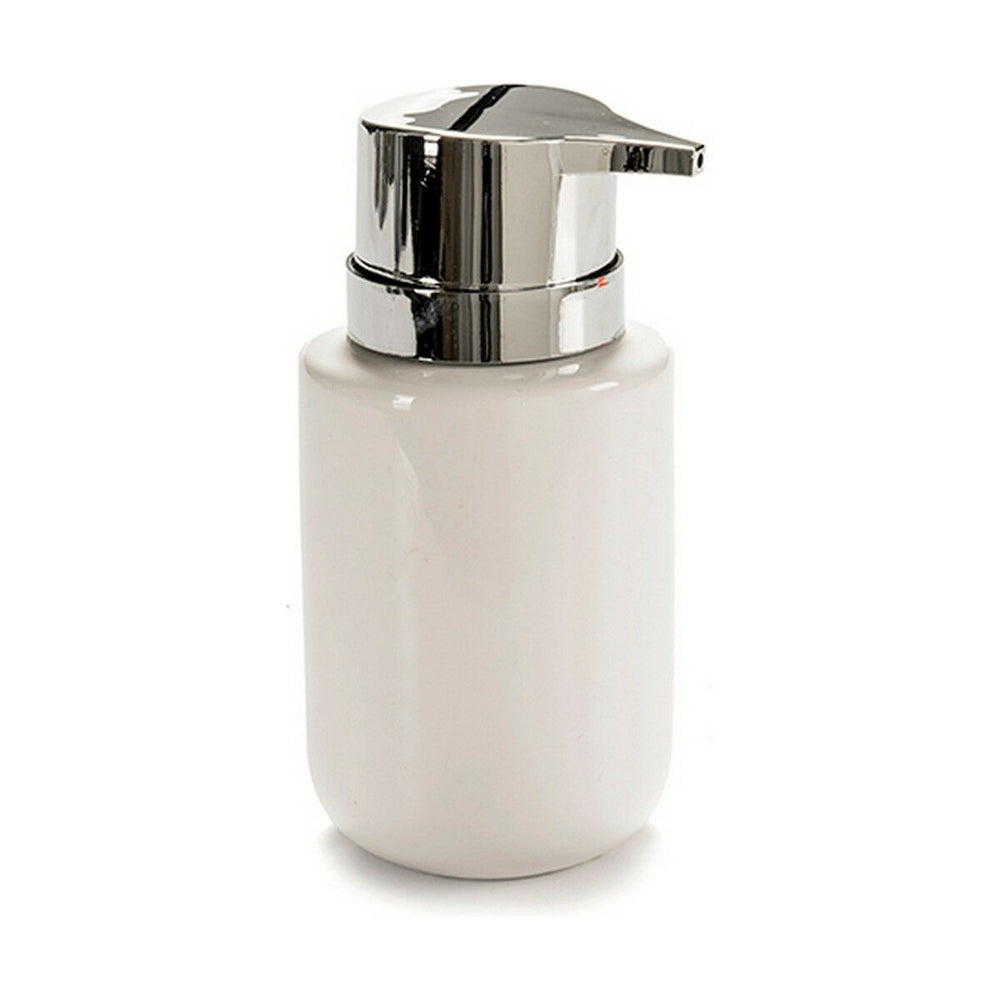 Soap Dispenser Ceramic Silver Metal 350 ml (1 pcs)