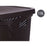 Storage Box with Lid Brown Plastic (28 x 22 x 39 cm)