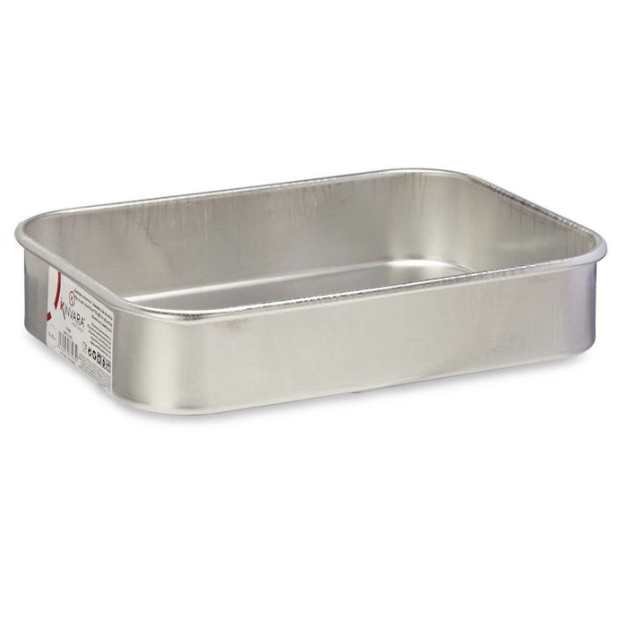 Roasting Tin Silver Aluminium (18 x 5 x 25 cm)