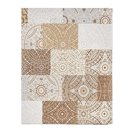 Tablecloth Mandala Thin canvas Beige (140 x 180 cm)