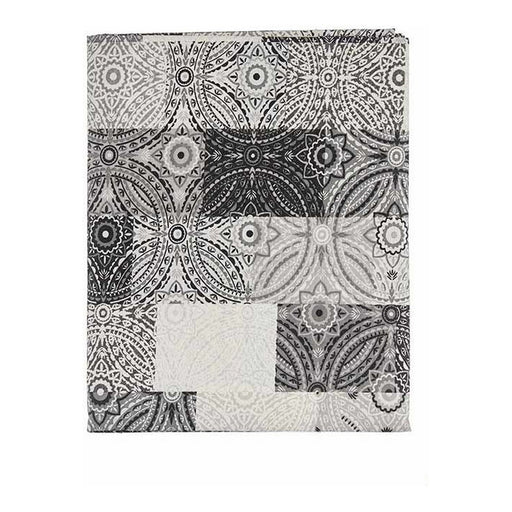 Tablecloth Mandala Thin canvas Grey (140 x 180 cm)