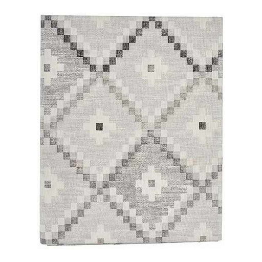 Tablecloth Rhombus Thin canvas Grey (140 x 180 cm)