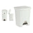 Waste bin with pedal White polypropylene 25L (29,5 x 41 x 35,5 cm)