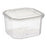 Lunch box 12,8 x 7,5 x 13,5 cm Transparent 750 ml polypropylene