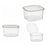 Lunch box 12,8 x 7,5 x 13,5 cm Transparent 750 ml polypropylene