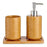 Bath Set Squares Ceramic Bamboo Camel (3 pcs)