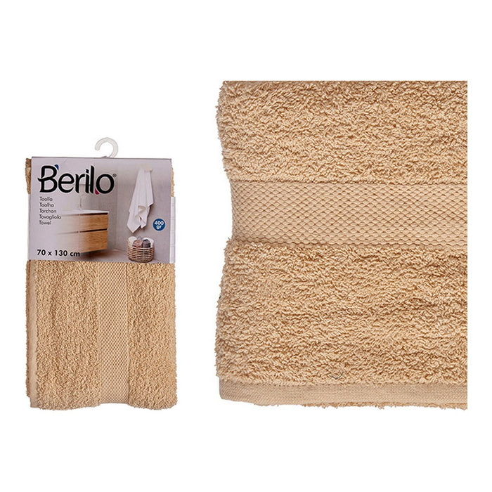 Bath towel Polyester Cotton Cream