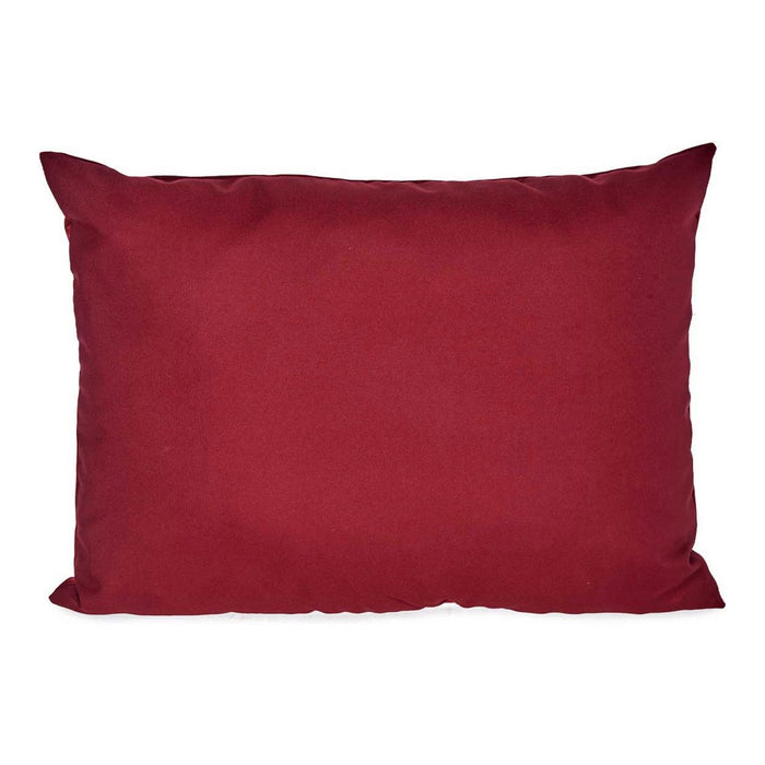 Cushion Polyester Velvet Red (45 x 15 x 60 cm)