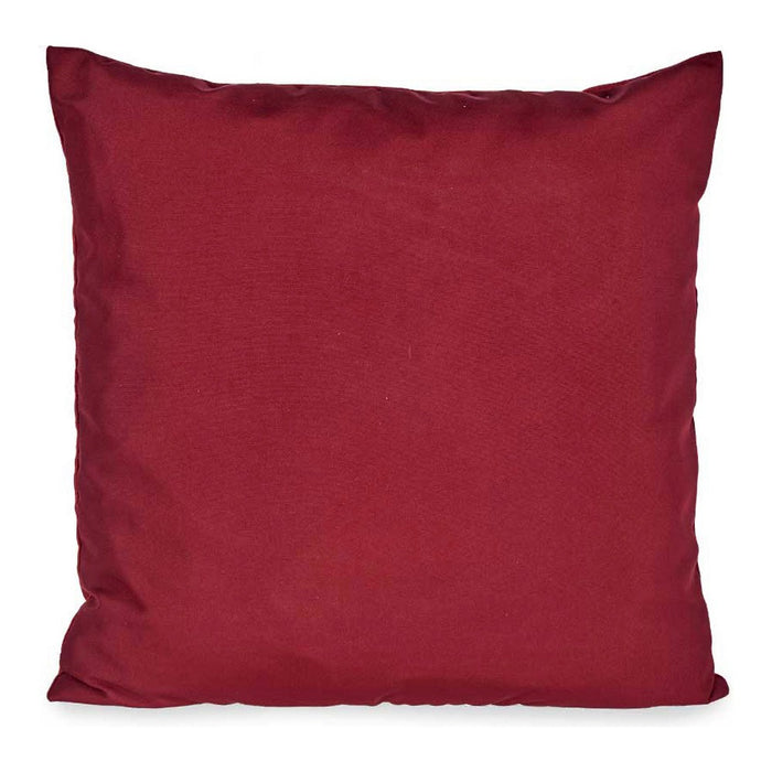 Cushion Polyester Velvet Red (60 x 18 x 60 cm)