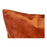 Cushion Polyester Velvet Orange (45 x 13 x 45 cm)