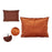 Cushion Polyester Velvet Orange (45 x 15 x 60 cm)