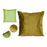 Cushion Polyester Velvet Green (45 x 13 x 45 cm)