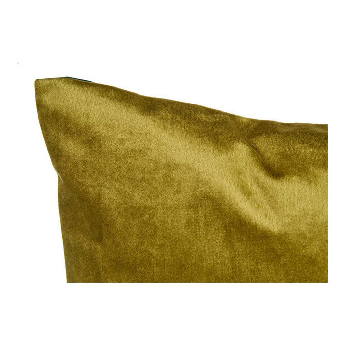 Cushion Polyester Velvet Green (45 x 13 x 45 cm)