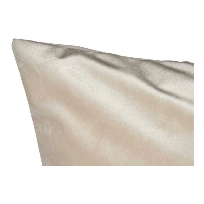 Cushion Polyester Velvet Ivory (45 x 13 x 45 cm)