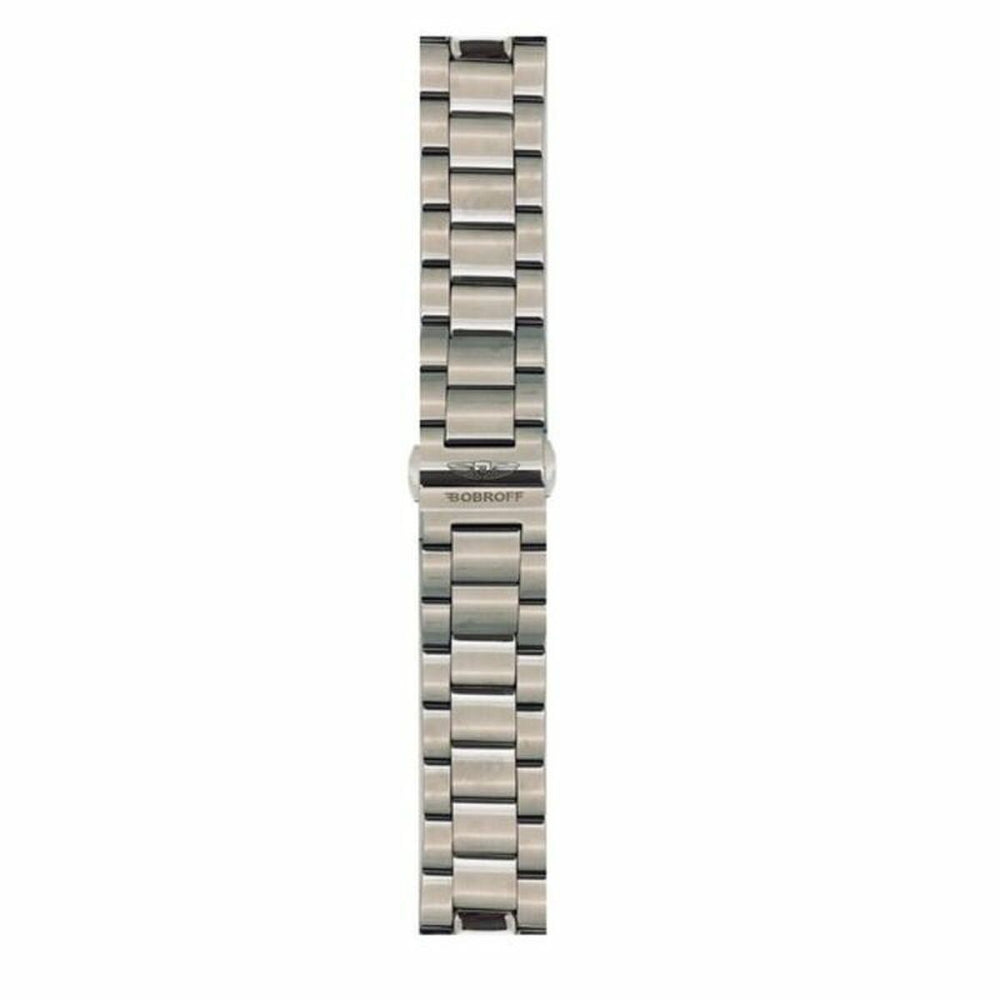 Watch Strap Bobroff BFS004 Silver