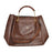 Women's Handbag Madamra 128-SIYAH-BROWN Brown (30 x 26 x 12 cm)