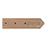 Dog collar Gloria Oasis White (50 x 2,1 cm)