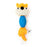 Dog chewing toy Gloria Denis with sound polypropylene Fox