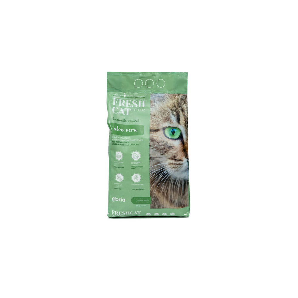 Cat Litter Gloria Bentonita Premium 5 kg Aloe Vera