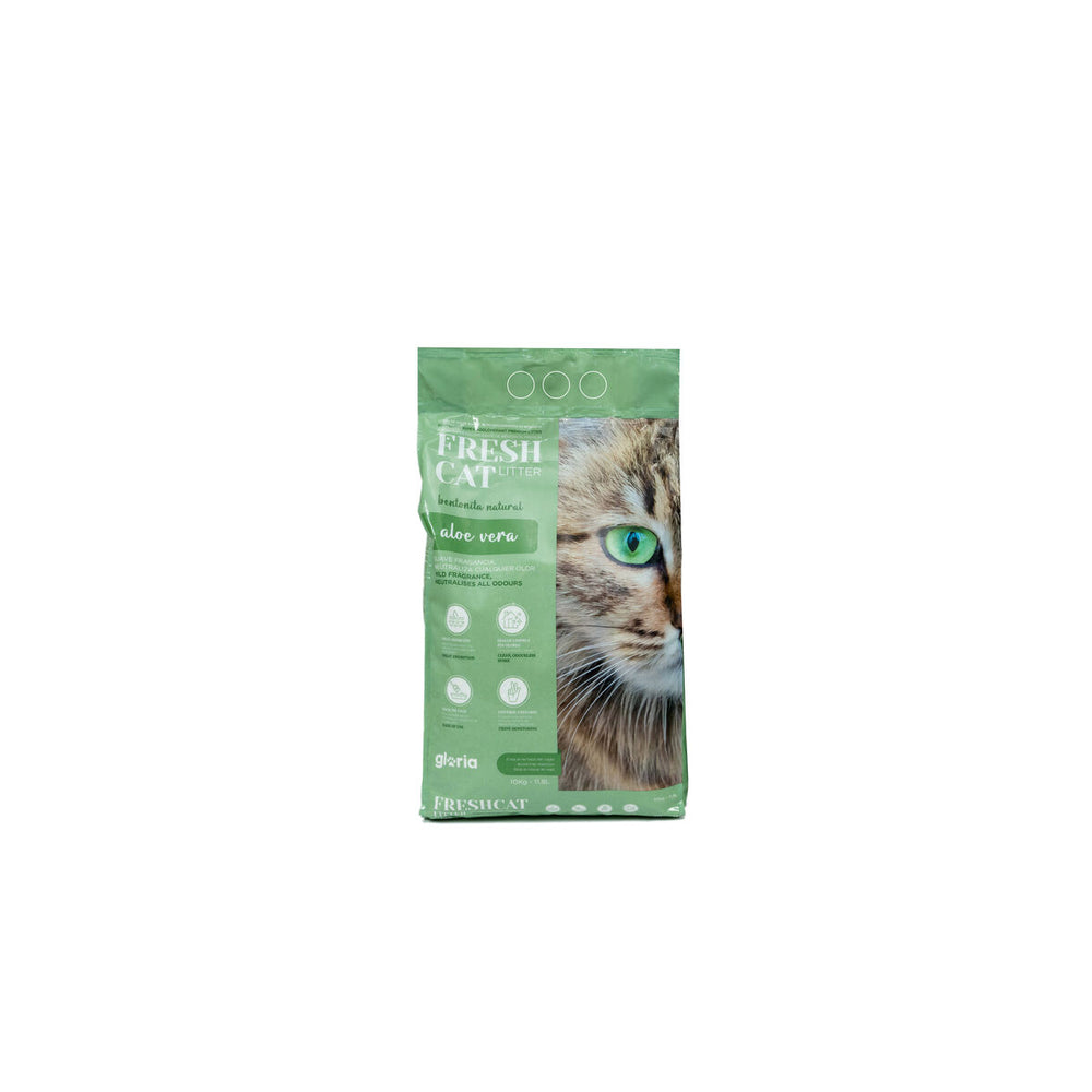 Cat Litter Gloria Bentonita Premium 10 kg Aloe Vera