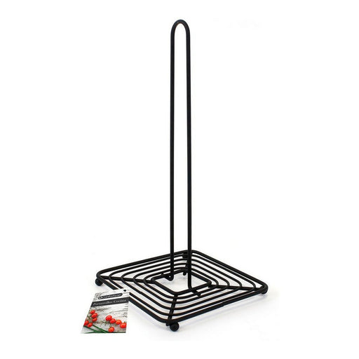 Kitchen Paper holder Confortime 66401 Black 15 x 15 x 30,5 cm