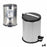 Waste bin Confortime Silver Metal 4 Units 9 L 23 x 33 cm (23 x 23 x 33 cm)