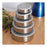 Set of 5 lunch boxes Quttin Stainless steel Ø 18 cm Ø 12 cm Ø 14 cm Ø 16 cm Ø 10 cm (5 Units)