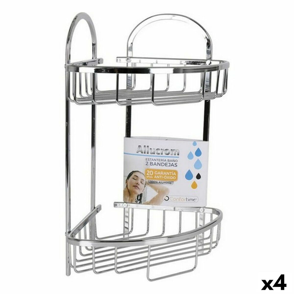 Corner Shelves Confortime 159119 23 x 23 x 42 cm (4 Units)