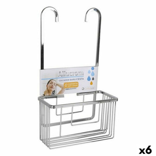 Shower Hanger Confortime 159118 Aluminium Antioxidant 25 x 12,5 x 44,5 cm (6 Units) (25 x 12,5 x 44,5 cm)