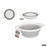 Drainer Quttin Foldable 24,5 x 20 x 8,8 cm (24 Units) (24,5 x 20 x 8,8 cm)
