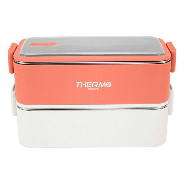 Lunch box ThermoSport Rectangular Thermal (1100 ml) (2 x 550 ml)