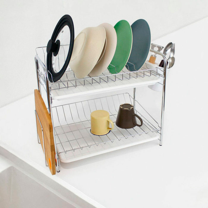 Draining Rack for Kitchen Sink Quttin 46 x 30 x 35,5 cm (6 Units) (49,5 x 31 x 35 cm)