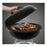 barbecue algon black with lid (34 cm)