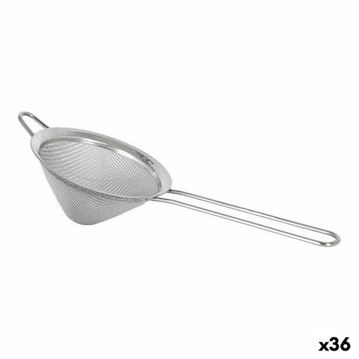 Stainless Steel Colander Quttin Conical Stainless steel (36 Units) (10 cm)