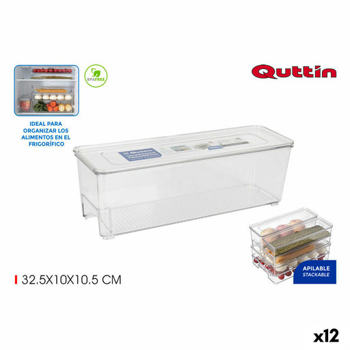Multi-Purpose Organiser Quttin With lid 32,5 x 10 x 10,5 cm