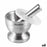 Mortar Quttin Stainless steel Non-slip Steel 9,8 x 8,2 cm (6 Units)