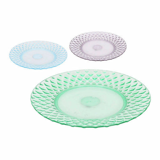 Serving Platter La Mediterránea Diamond polystyrene 30 x 30 x 3 cm (Ø 30 cm)
