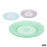 Serving Platter La Mediterránea Diamond polystyrene 30 x 30 x 3 cm (24 Units) (Ø 30 cm)