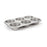 Flan Mould Quttin 6 Units Carbon steel 26,5 x 18 x 3 cm