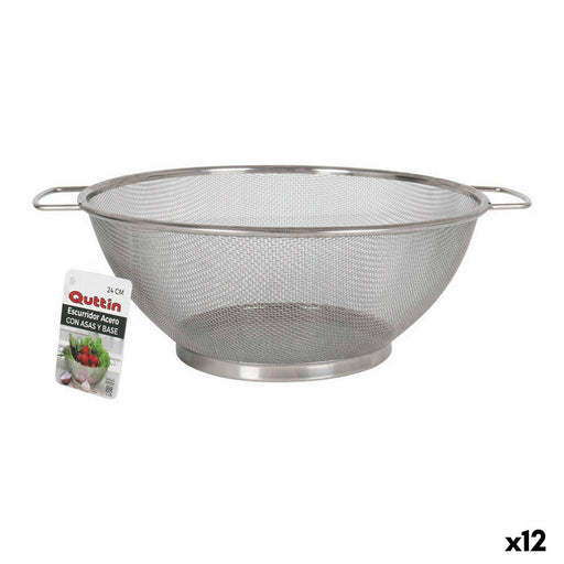 Pasta Drainer Quttin Steel 29,5 x 24 x 10 cm (12 Units)
